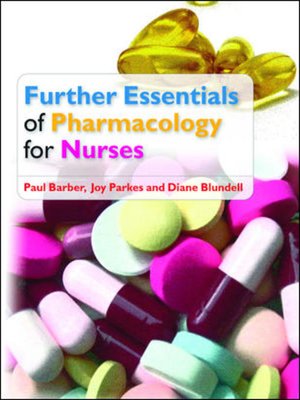cover image of Further Essentials of Pharmacology for Nurses